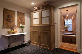 breakfront cabinet eclectic kitchen