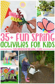 Spring art project for kids: 35 Spring Activities For Kids Natural Beach Living
