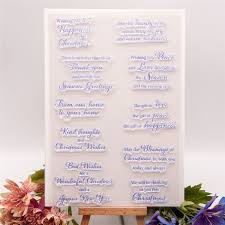 5 out of 5 stars. Christmas Wishs Transparent Clear Rubber Stamp Silicone Scrapbooking Photo Album Decorative Card Making Diy Craft Wish