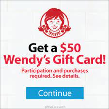A gift card that has been purchased for me on christmas is not working. 50 Wendy S Gift Card Super Giveaway Hub
