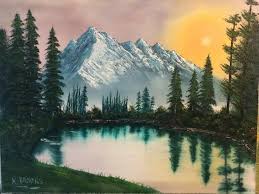 Bob Ross style paintings by Kevin Brooks - Back to Bob! Had fun doing this painting again, 2 hours well spent 😊👍 | Facebook