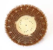 Floor scrubber strip brush .070 nylon 46 grit Malgrit Xtra 813615NP92 with  92 clutch plate 15 inch block by Malish