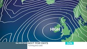 central weather high pressure settles weekend weather