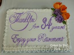 Our bakeware category offers a great selection of cake pans and more. Retirement Sheet Cake Retirement Cakes Sheet Cake Designs Retirement Party Cakes