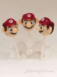 For a little boy who was mad on mario, i don't think they have been eaten yet. Mario Cake Pops Definitely Cake