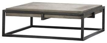 Maybe you would like to learn more about one of these? 42 Milena Coffee Table Lightweight Concrete Square Black Iron Frame Grey Industrial Coffee Tables By Noble Origins Llc Houzz