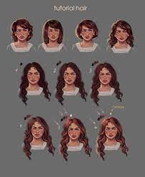Tutorial Draw Dark Hair By Veravoina Deviantart Com On Deviantart Photoshop Hair Tutorial Digital Painting Photoshop Photoshop Painting