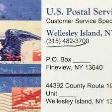Us Post Office Post Offices 44392 County Route 191 Wellesley Island Ny Phone Number Yelp