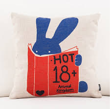 Discover lumbar pillows on amazon.com at a great price. Reading Rabbit Cute Bunny Emoji Kid Cool Throw Massager Decorative Vintage Lumbar Pillows Cover Pillow Home Decoration Gift Buy At The Price Of 6 17 In Aliexpress Com Imall Com