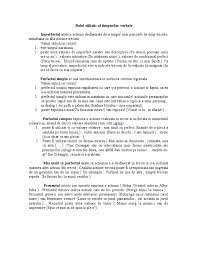 Eu scriam, tu scriai, el/ea scria, noi scriam, voi scriaţi, ei/ele scriau. Rolul Stilistic Al Timpurilor Verbale