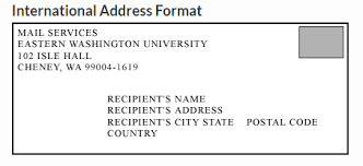 How is an envelope addressed in international mail? Usa Country Code Mail