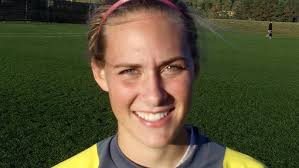 Central College goalkeeper Abby Norman