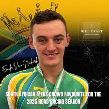 🚴‍♂🌟 𝗖𝗿𝗼𝘄𝗱 𝗙𝗮𝘃𝗼𝗿𝗶𝘁𝗲𝘀 𝗼𝗳 𝘁𝗵𝗲 𝗬𝗲𝗮𝗿! 🌟🚴‍♀ A huge  congratulations to S'annara Grove and Emile Van Niekerk for being voted as  the Bike Craft Performance Fans' Crowd Favorites for the 2025 road