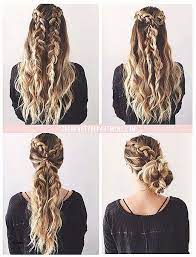 With simple styling and the use of accessories, you can dress up your long hair into cute and feminine styles. Simple Updos For Long Thick Hair New Hair Styles Ideas Hair Styles Long Hair Styles Thick Hair Styles