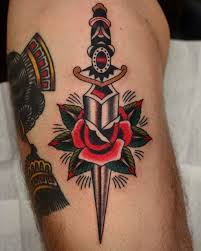 Pin En Traditional Dagger Tattoo