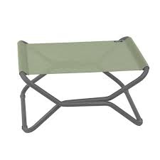 Lafuma Furniture Moss Green Next Metal Sling Outdoor Foot Rest Ottoman Lfm2718 8557 The Home Depot In 2020 Foot Rest Ottoman Foot Rest Outdoor Foot Rest