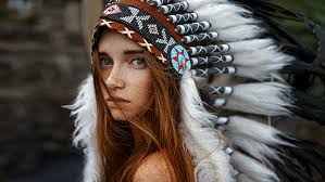 Beliefs and customs do differ widely between tribes, however, as a general rule, both men and women are encouraged to wear their hair long. Hd Wallpaper Women Model Redhead Native American Clothing Long Hair Wallpaper Flare