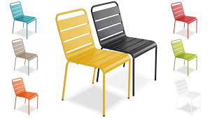 chaise de jardin en metal oviala chaise jardin metal chaise de jardin chaise