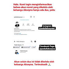 Maybe you would like to learn more about one of these? Peduli Akseyna Posts Facebook