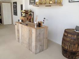 steigerhouten balie op maat winkelinrichting steigerhout salon furniture beauty salon decor salon decor