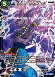 Direction le royaume des kaiōshins de l'univers 10 ! (31 juillet 2016) Beerus Dieu Ultime De L Univers 7 Tb1 030 Carte Dragon Ball Super Cartes A L Unite Francais Ultrajeux