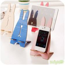 Wooden Diy Bunny Phone Holder Table Stand Support For Iphone 5 5s 6 Smartphone Ebay Diy Phone Holder Diy Phone Diy Phone Stand