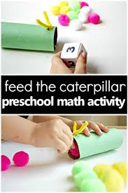 Just one of many preschool and toddler printables! Feed The Caterpillar Spring Math Activity Fantastic Fun Learning