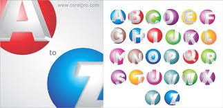 3d Logo Alphabets Templates For Free Download Corelpro Alphabet Templates 3d Logo Logos