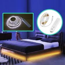 This set is a whopping 69 feet long and comes with 200 warm white led lights. Motion Sensor Led Under Cabinet Light Led Strip Light Night Lamp Tape Kitchen Bedside Decor Light Bed Room Light Strip Lamp Led Strips Aliexpress