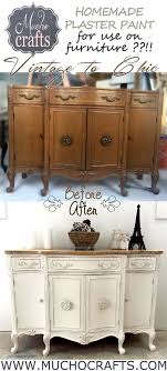 Make Your Own Chalk Plaster Paint Refinishing Furniture Painted Furniture Redo Furniture