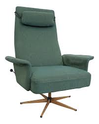 Looking to redesign your home office or upgrade your seating situation at work? Mid Century Danish Modern High Back Swivel Rocker Lounge Chair Chairish