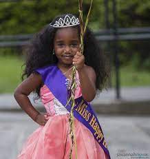 Little Miss Happy Headed Pageant Girls Pageant Hair Pageant Hair For Kids Black Pageant Hair