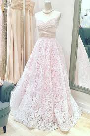 Popular new in price most reviews. Long Sweetheart A Line Lace Pink Wedding Dress With Beads Fancyvestido
