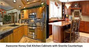 It's actually deep and dark in color, mainly stark black but with a darker cabinets paired with dark countertops create an elegant look but paired with lighter cabinets it can still work wonders. Kitchen Countertop Ideas With Light Oak Cabinets Erigiestudio