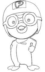 Printable pororo crong petty loopy beaver coloring page. Coloring Pages Pororo Morning Kids