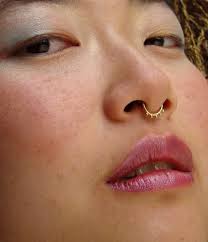 Gold Septum Ring Septum Piercing Septum Dainty Nose Ring Tribal Nose Hoop Indian Nose Ring Nose Hoop Gold Nose Ring Nostril Ring In 2021 Gold Nose Rings Unique Nose Rings Nose Ring