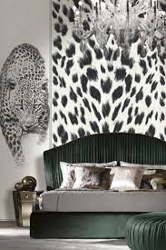 Panneau Decoratif A Motif Leopard La Boutique En Ligne Officielle Roberto Cavalli Decoration Maison Chambre D Empreinte De Leopard Panneaux Decoratifs