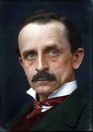 J M Barrie Ca 1902 Portrait Colorized History Book Of Life