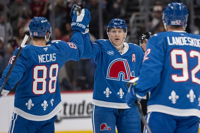 Avalanche star Nathan MacKinnon scores 50 goals for second time