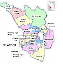 Map of selangor area hotels: Selangor Map Png Umpama M