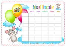School Timetable 123 Kids Fun Apps School Timetable Birthday Board Classroom School
