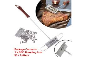 This steak branding iron comes with interchangeable letters and spacers so you can brand your meat with various names and phrases. Bbq Meat Branding Iron With Changeable Letters Personality Steak Branding Iron 55 Letters Tool Sets Wish