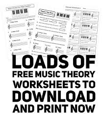 Spice up musical interval recognition with our these worksheets are most effective if used in sequence, following the introduction of basic. Free Music Theory Worksheets