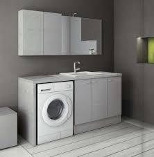 Marcasettecollimaterialelegnofinituralucidocolorebiancoaltezza90.00 cmlunghezza120.00 cmprofondità60.00 cmdisponibilitàsu ordinazione. Mobile Bagno Con Porta Lavatrice E Lavatoio Cm 175