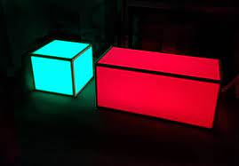 Want to illuminate your living space with an enticing aura? Light Up Rgb Led Coffee Table Set