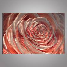 Make art out of cans for home decor! China Pink Rose 3d Metal Craft Aluminum Oil Painting For Decor 100 Handicraft China Metal Wall Art And Metal Oil Painting Price