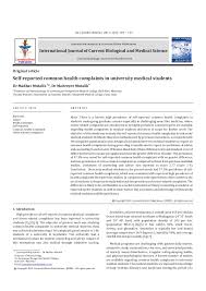 I thikn that it is howard university. Pdf Self Reported Common Health Complaints In University Medical Students Maria Lilian Coelho De Oliveira Academia Edu
