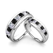 His And Hers Wedding Band Platinum Black Diamond Wedding Rings Black Diamond Wedding Rings Black Diamond Wedding Bands Wedding Ring Bands