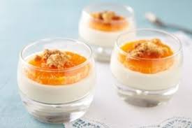 Panna Cotta Vanille Clementine Et Crumble D Amande Http Www Atelierdeschefs Fr Fr Recette 12976 Panna Cotta A La Recette Dessert Recette Recettes Noel