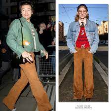 Harry Styles Fashion Archive Twitterissa 02 14 19 Harry Wore Trousers From The Gucci Pre Fall 2020 Collection Not Yet Available While Arriving At Bbc Studios In London Https T Co Imoger66om Https T Co Kv3ububnxv